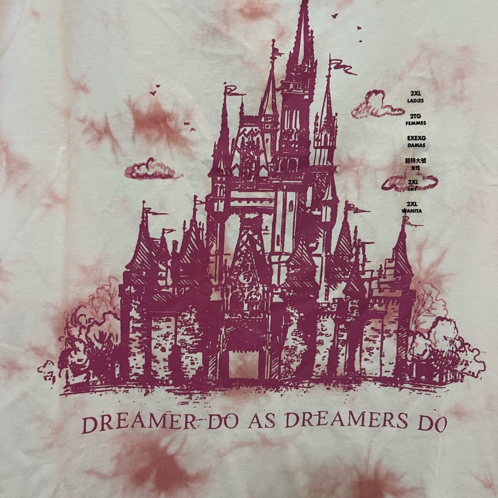 Disney Parks “Dreamer Do as Dreamers Do” Tank Top Multiple Sizes